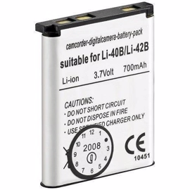 Olympus LI-40B/LI-42B batteri, ej original
